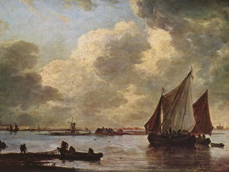 1596-Jan Josephsz. van Goyen - Vista del Haarlemmermeer